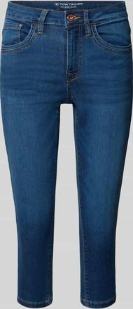 Tom Tailor Slim Fit Caprijeans aus Baumwoll-Mix in Jeansblau, Gr&ouml;&szlig;e 26