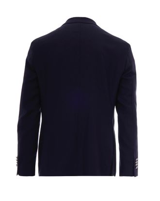 L.B.M. 1911 Unlined Virgin Wool Blazer - Blue