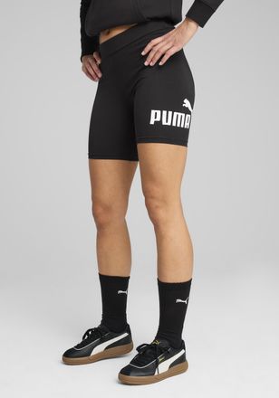 Puma Leggings PUMA ESS NO. 1 LOGO 7 SHORT LEGGINGS, Damen, Gr. XL, N-Gr, schwarz (puma schwarz), Jersey, Obermaterial: 95% Baumwolle, 5% Elasthan, bedruckt