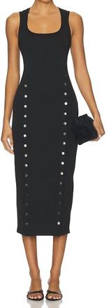 Fleur du Mal Scoop Undo Me Dress In Black