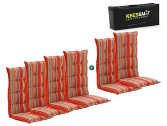 Kees Smit Tuinkussen set van 6 hoge rug