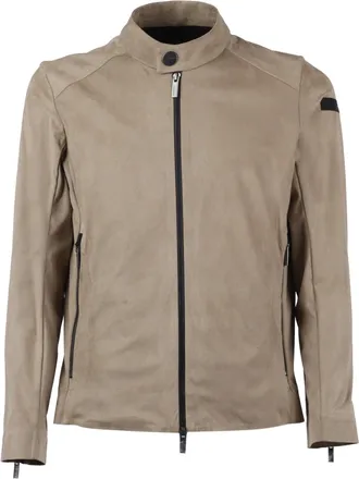 Roberto Ricci Design Nabucco Minimalist Stand Collar Biker Jacket