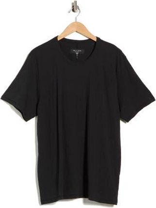 Rag & Bone Classic Cotton Slub Jersey T-Shirt in Black at Nordstrom Rack, Size Xx-Large
