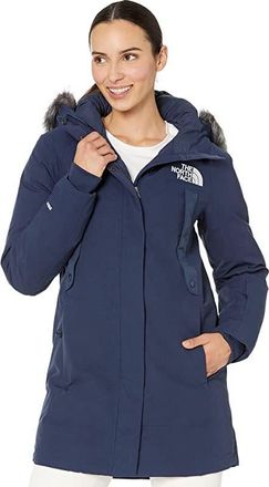 The North Face Outerboroughs Jacket Womens Blue Insulated Parka ASM195
