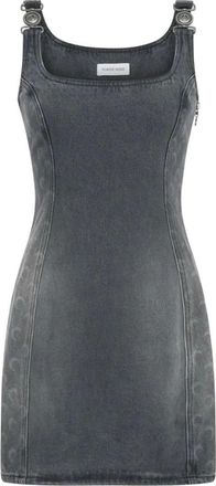 Marine Serre Mujer, Vestidos, Gris, Talla: M