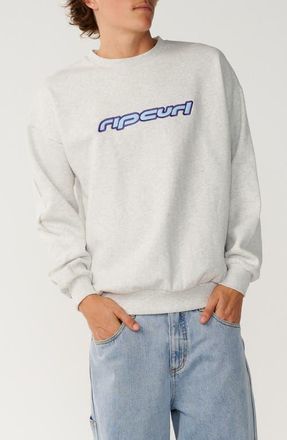 Rip Curl Archive Graphic Crewneck Sweater in Sports Marle at Nordstrom, Size Xx-Large