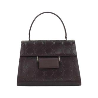 Ferragamo Pre-owned Handbags, female, Brown, Size: ONE SIZE Pre-owned Handbag