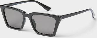 Simons Womens Bahia rectangular cat-eye glasses