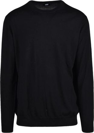 Add Pullover met ronde hals - Heren - Ronde hals truien - Zwart - S - Wol - Truien & Vesten