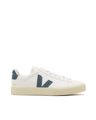 Veja Low-Top Sneakers In Organic Traced Leather With Suede Accents