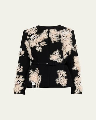 Libertine - Libertine Whispering Blooms Belted Wrap Jacket
