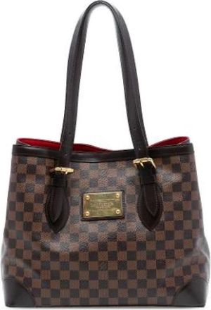 Louis Vuitton Pre-owned Tote Bags, female, Brown, Size: ONE SIZE Pre-owned Fabric Tote