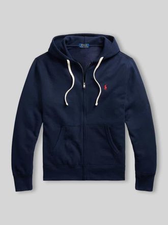 Polo Ralph Lauren Regular Fit Sweatjacke aus Baumwoll-Mix in Marine, Gr&ouml;&szlig;e XXL