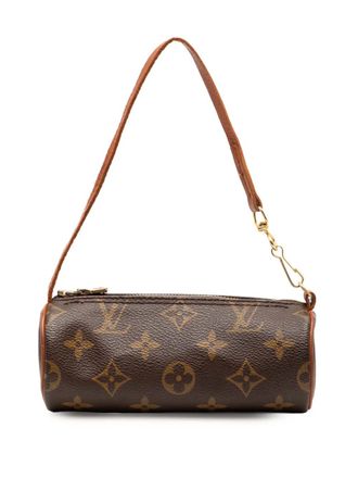 Louis Vuitton 1990-2010 Monogram Papillon Pochette handbag - women - Fabric - One Size - Brown