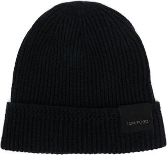 Tom Ford Berretto in cashmere - Blu