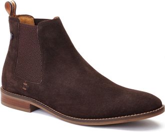 Base London Virgil Leather Mens Burnt Brown Boots - Size UK 11