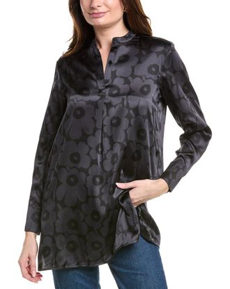 Marimekko Tiina Silk-Blend Blouse
