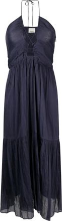 Isabel Marant Navy Birona Halterneck Dress Size XXS