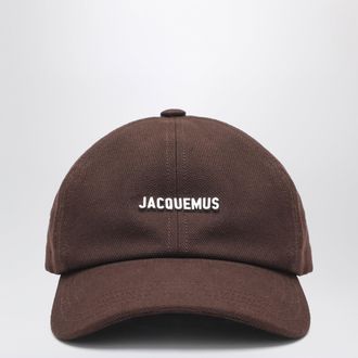 Jacquemus Cappello da baseball Gadjo marrone