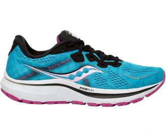 Saucony Womens Omni 20 Shoes In Blue Blaze/razzle