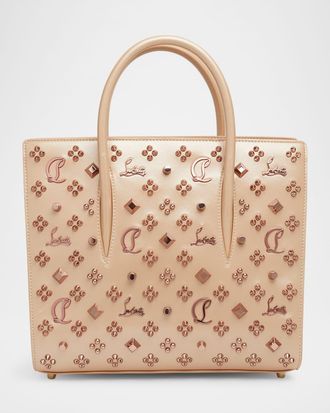 Christian Louboutin Paloma Medium Loubinthesky Tote Bag in Leather