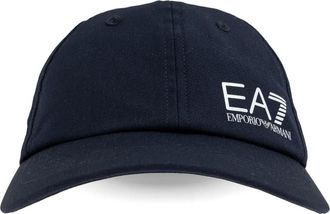 Emporio Armani logo baseball cap - unisex - Polyester/Elastane - S - Blue