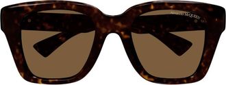 Alexander McQueen Brown Square Mens Sunglasses AM0432SA 005 52