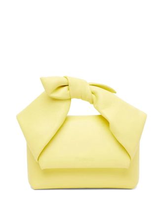 J.W.Anderson small Bow Twister tote bag - Yellow
