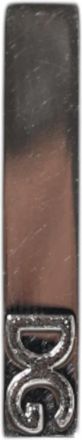 Dolce & Gabbana Tie Clip Bar - Heren - Manchetknopen - Grijs - ONE Size - Accessoires