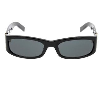 Saint Laurent Accessoires, unisex, Zwart, ONE Size, SL M152 Rechthoekige Zonnebril