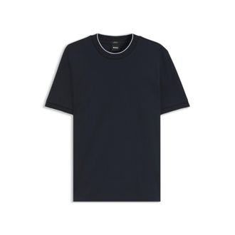 BOSS Slim-fit cotton T-shirt with crew neck