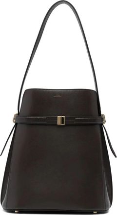 Toteme Belted Leather Bucket Bag