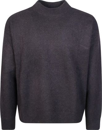Paolo Pecora Dark Grey Knit Sweater
