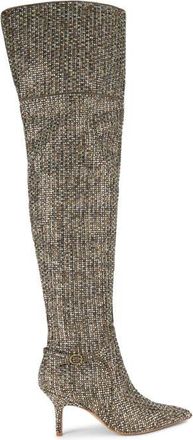 Kurt Geiger Mayfair Over the Knee Boot in Open Beige at Nordstrom, Size 6.5Us