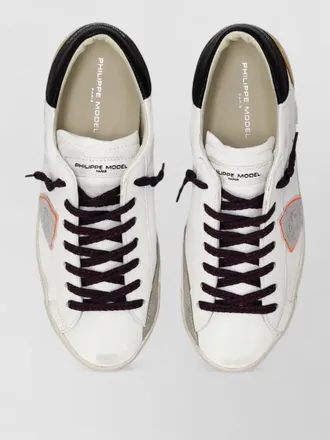 Philippe Model leather lace up sneakers