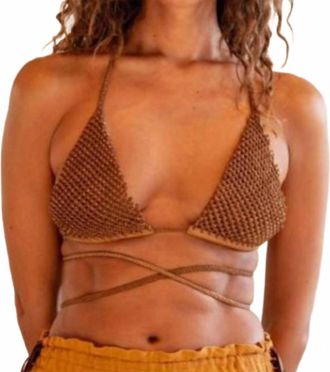 Caravana Matu Bikini Top In Black