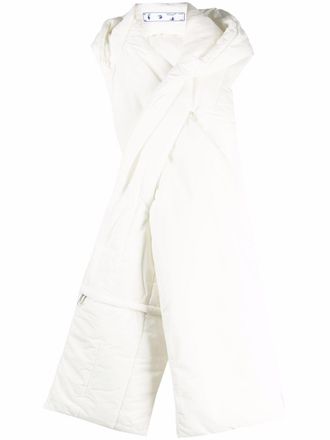 Off-white padded-effect scarf - men - Polyester/Polyester - One Size