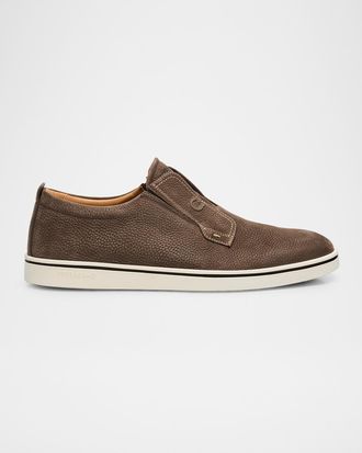 Ferragamo Men & apos;s Alfievit Leather Loafers