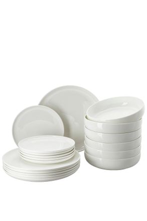 Rosenthal Kombiservice, Wei&szlig;, Keramik, 18-teilig, 31.7x28.1x32 cm, Geschirr, Geschirrsets, Kombiservice