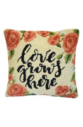 R16 Home Love Grows Here Pillow in Cream Multi at Nordstrom Rack