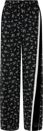 Pinko side-stripe trousers - Black