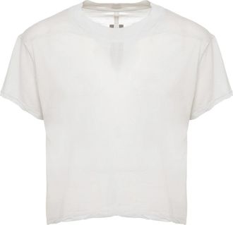 Rick Owens Drkshdw T-shirts en Poloshirts - Dames - T-shirts - Wit - L - Katoen - Tops