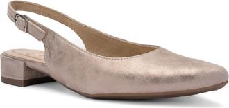 Ara Pixie Slingback Pump in Shell at Nordstrom, Size 10.5