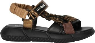 Elena Iachi Flat Sandalen - Dames - Sandalen - Veelkleurig - 41 EU - Schoenen