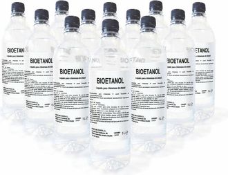 Purline Purline - Combustible Etanol De Origen Natural Aroma Neutro. Caja 12 Botellas De 1l