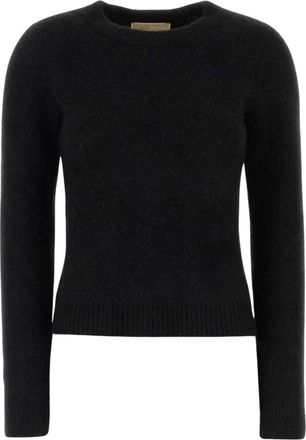Michael Kors Maglione in misto alpaca spazzolato - - Knitwear - Donna - Nero - S
