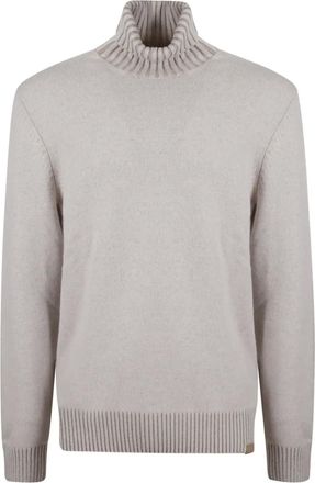 Fay turtleneck sweater - men - Virgin Wool/Viscose/Cashmere - 54 - Neutrals