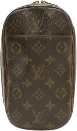 Louis Vuitton Pre-owned Belt Bags, female, Brown, Size: ONE SIZE Pre-owned Vintage Canvas Belt Bag