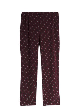 Diane Von Fürstenberg Diane Von Furstenberg Red Tavolara Trousers Size L