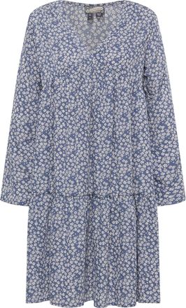 Dreimaster Dreimaster Jurk Dames marine wol wit